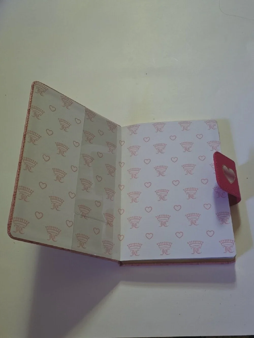 Juicy Couture Pink Heart Journal & Heart-Topped Pen